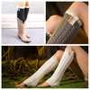 Thermal boot cover lace foot cover