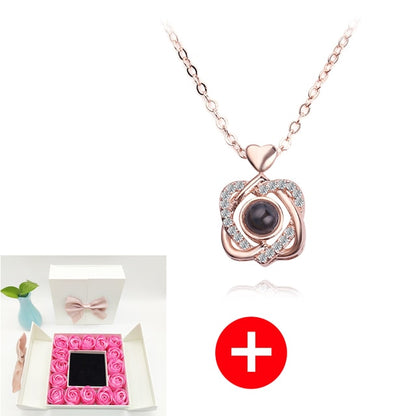 ROSE SPACE Artificial Rose Flower Box For Couple Wedding Valentines Day - MARC SHERL