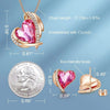 Rose Gold Love Heart  Gifts fors Party/Anniversary Day/Birthday Jewelry - MARC SHERL
