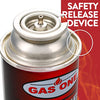 Gas One 4 Pack - 8oz Camping Fuel Canisters for Portable Gas Stoves - UL Safety Certified - Made In Korea