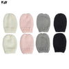 Winter Cotton Baby Hat and Mittens Set Kids Knitted Cotton Beanie Cap Warm Boys Girls Double Pompom Hats Gloves Infant Bonnet - MARC SHERL