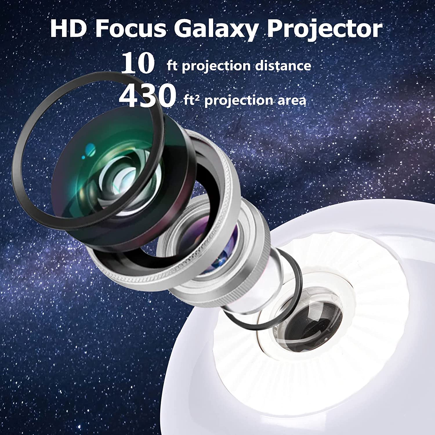 NEW Galaxy Projector 7 in 1 Planetarium Projector Night Light - MARC SHERL