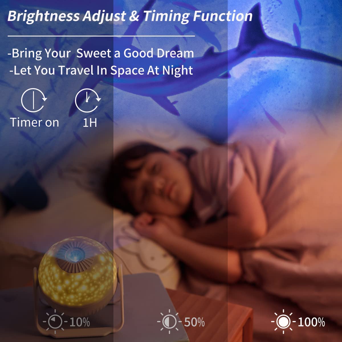 NEW Galaxy Projector 7 in 1 Planetarium Projector Night Light - MARC SHERL