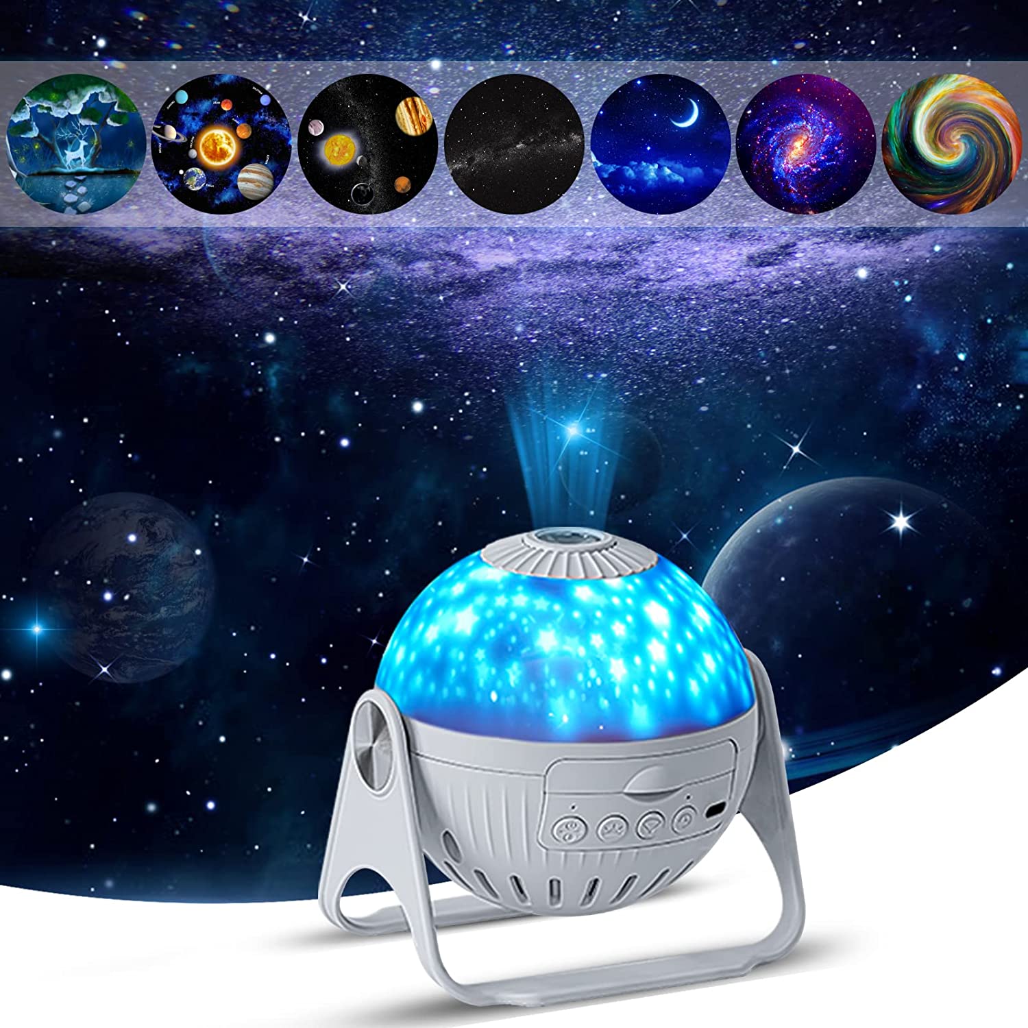 NEW Galaxy Projector 7 in 1 Planetarium Projector Night Light - MARC SHERL