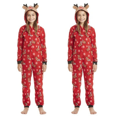 Christmas Matching Family Outfits 2020 Father Son Romper Baby Mother Daughter Cotton Clothes Family Looking Jumpsuit Pajamas - MARC SHERL